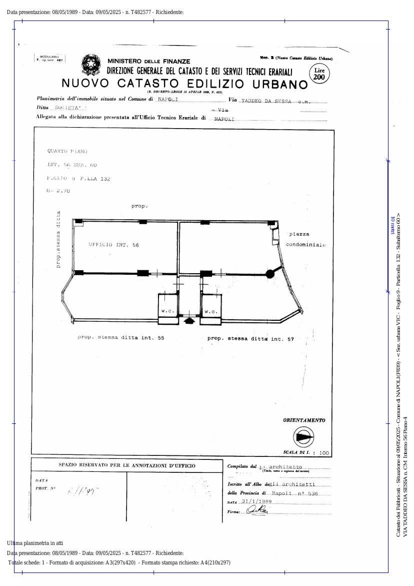 Foto 1 — Ufficio (quota 500/1000) · 706 m²