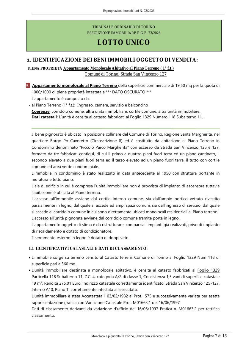 Foto 1 — Appartamento (monolocale) · 20 m²