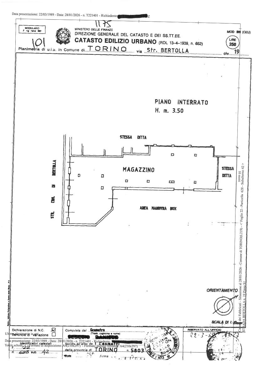 Foto 1 — Magazzino/deposito · 203 m²