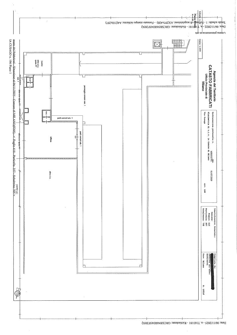 Foto 1 — Ufficio (A/10) con 3 posti auto scoperti (C/6) · 255 m²