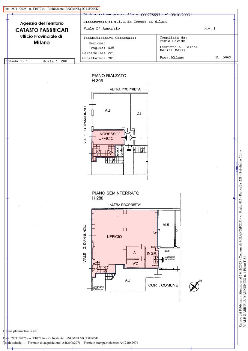 Foto 1 — Ufficio (unità immobiliare cat. A/10) · 133 m²