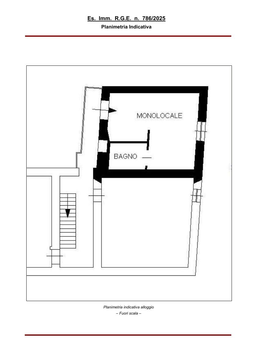 Foto 1 — Monolocale con bagno · 32 m²